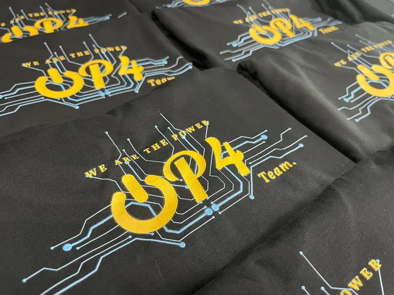 ผลงานสกรีนเสื้อ DTF OP4 Team (เสื้อทีม/องค์กร)
